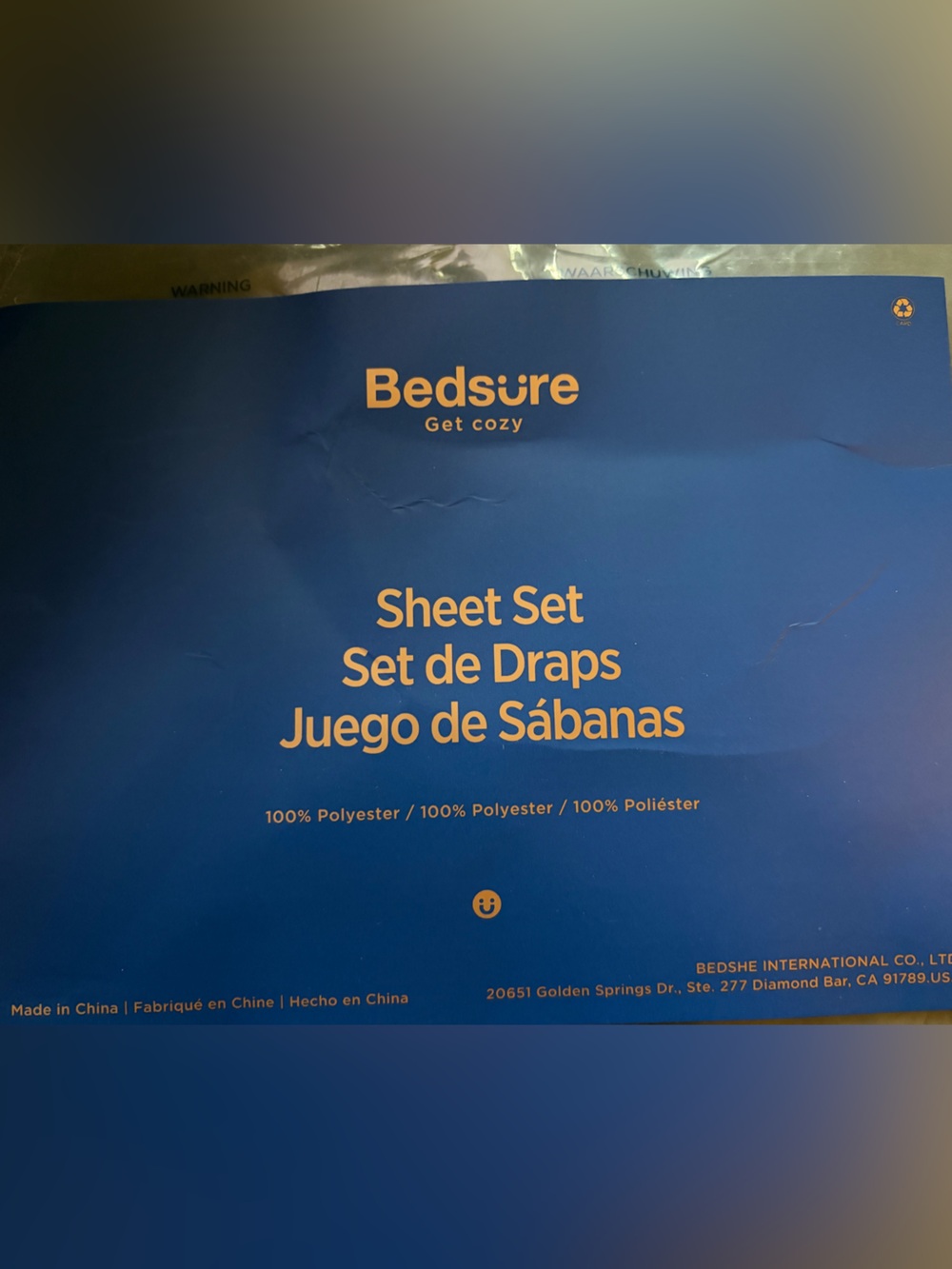 Bedsure California King Sheet Set Dark Green 4 Piece Microfiber New Sealed